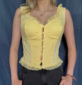 Yellow Lace Top